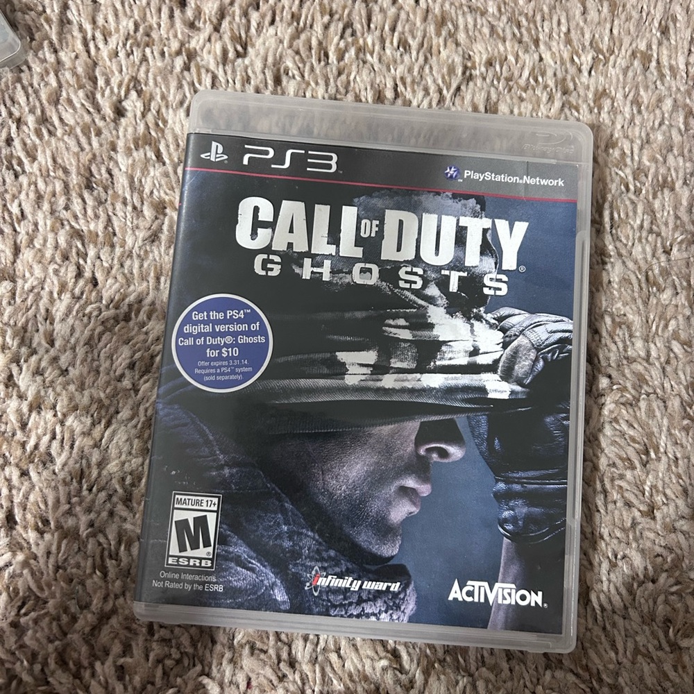 Call of Duty: Ghosts for PS3 - Black and Gray